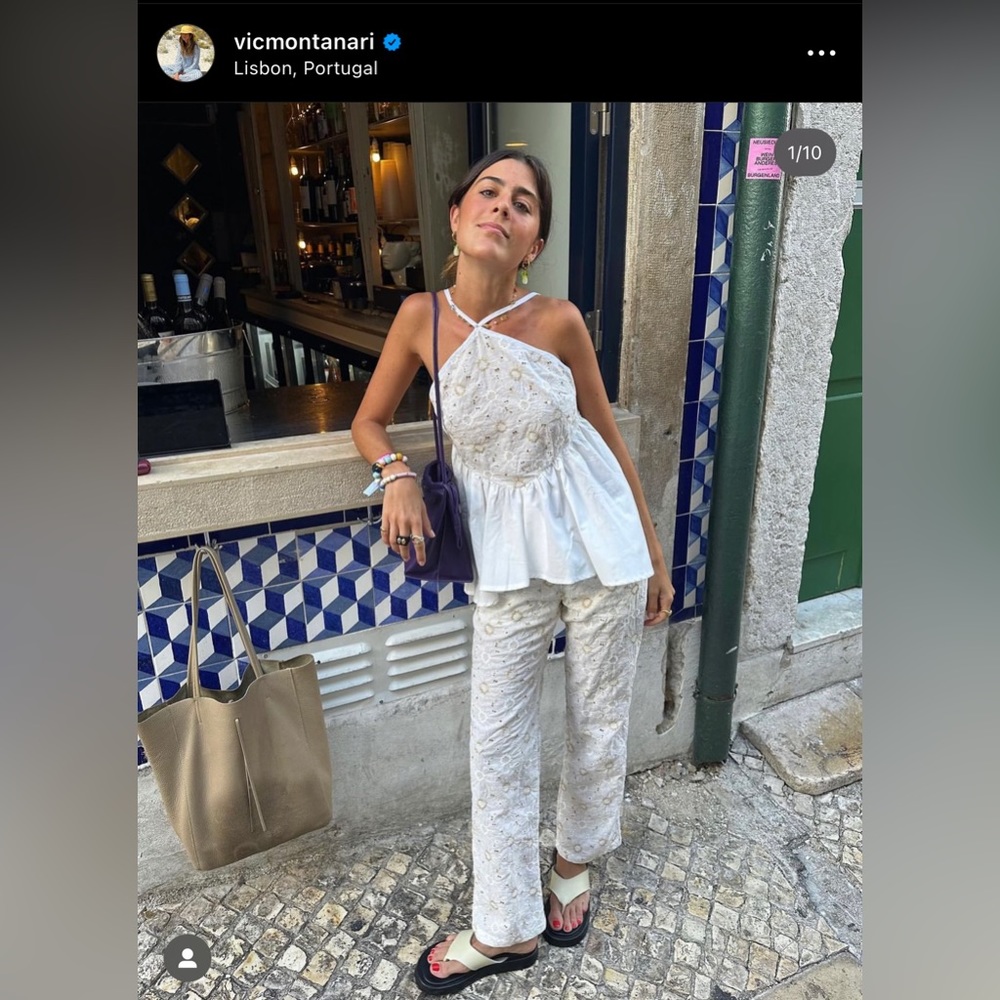 Laganini Embroidery Pants (Size Medium)